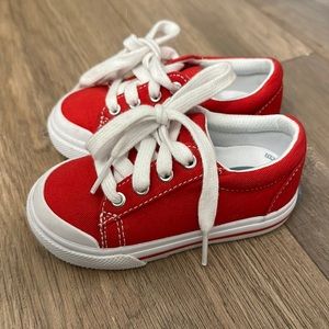Red Footmate Taylor sneaker Toddler 5